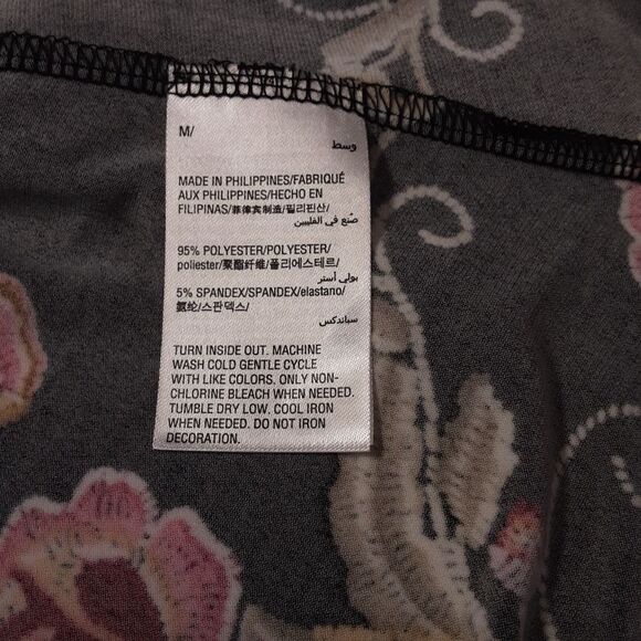 JM COLLECTION DRESS Lushly Embroidered Boho Mini Tunic Oversized‎ - Picture 7 of 13